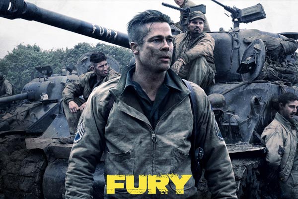 Nornam và những đồng đội trên chiếc xe tăng Fury