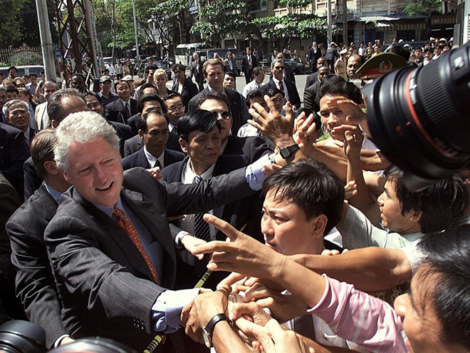 Hành trình tổng thống Mỹ Bill Clinton thăm Việt Nam